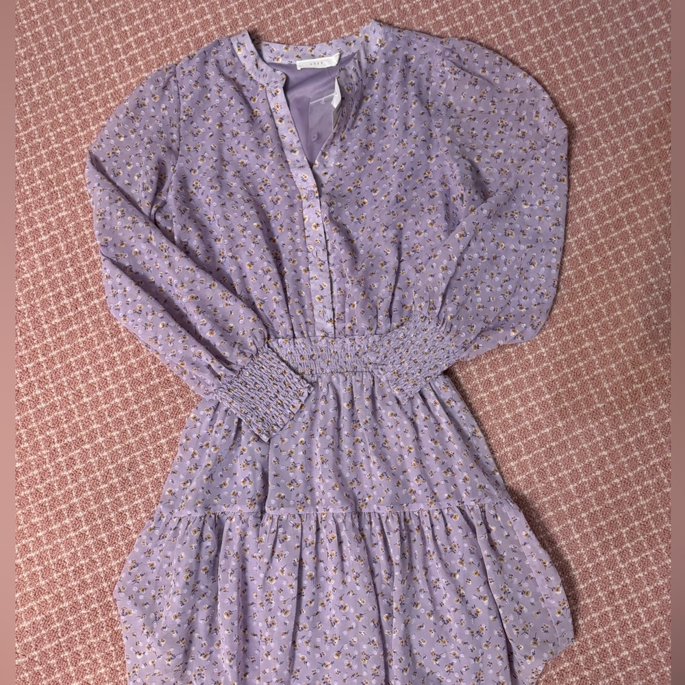 Floral Purple Dress
